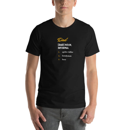 Dad, black t-shirt by Ribery - Grab that chance
