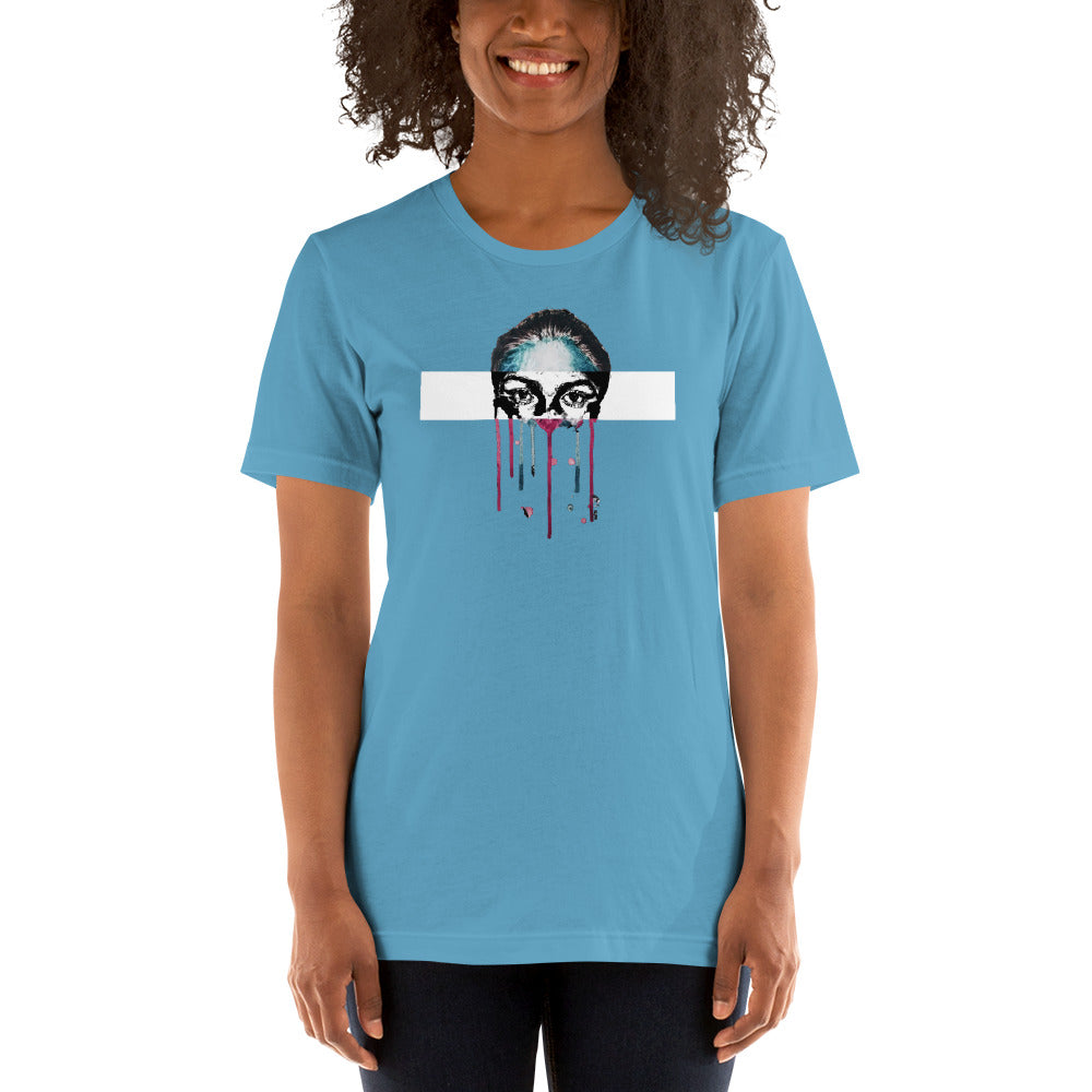 Color block Dripping Head T-shirt by Alondra$34.99Grab that chanceGrab that chance